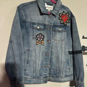Juicy Couture Embellished Denim Jacket